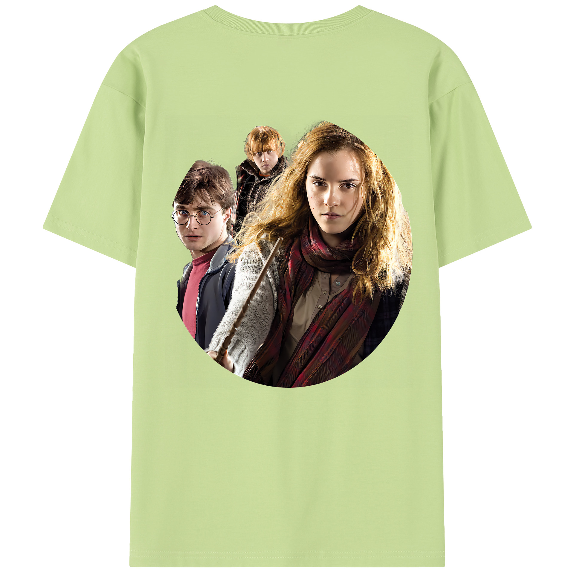 （画像用） Harry Potter ハリー・ポッターシリーズ 綿100％半袖Tシャツ（背面プリント）
